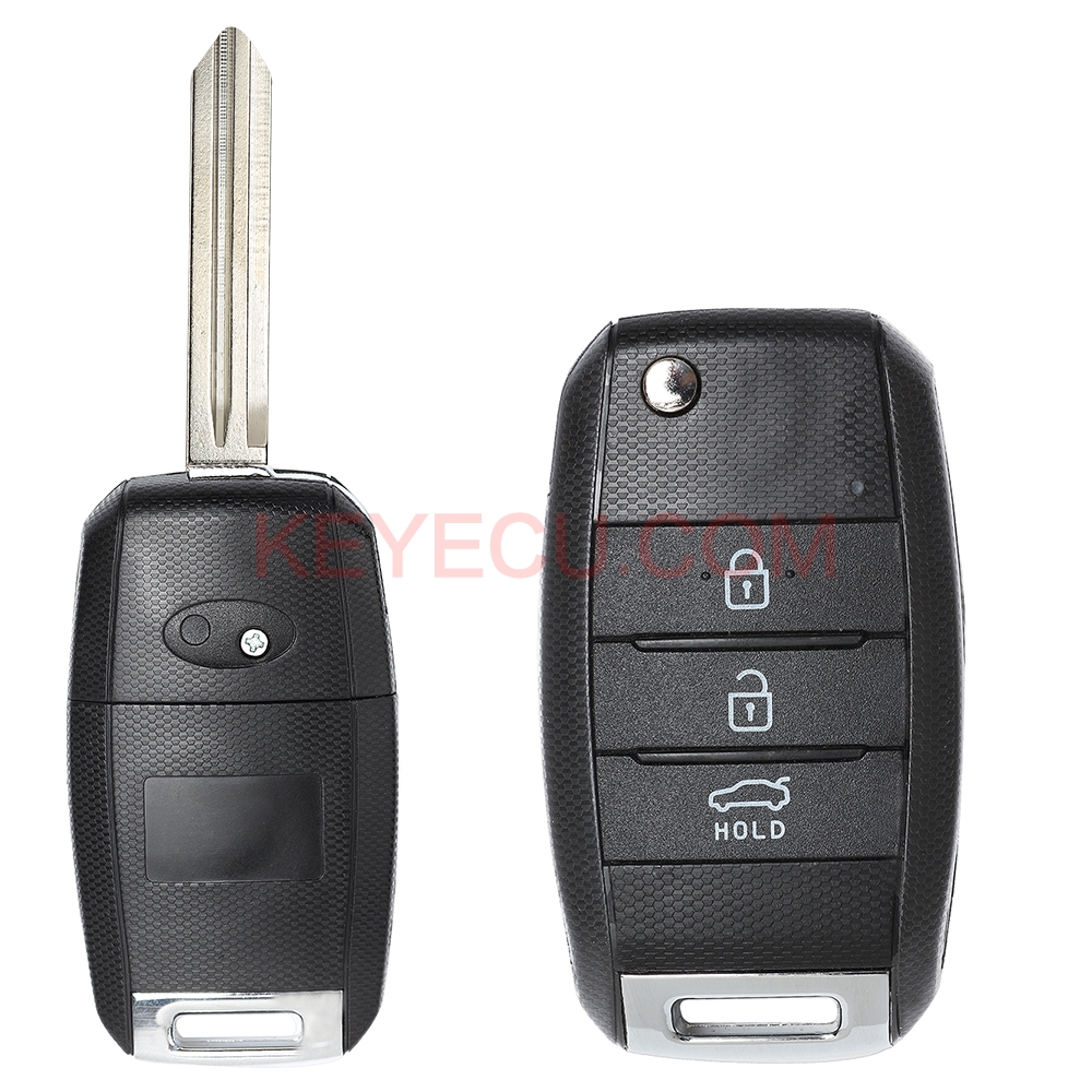 Modified Smart Flip Remote Key Shell 3 Button for Kia K3,For Kia