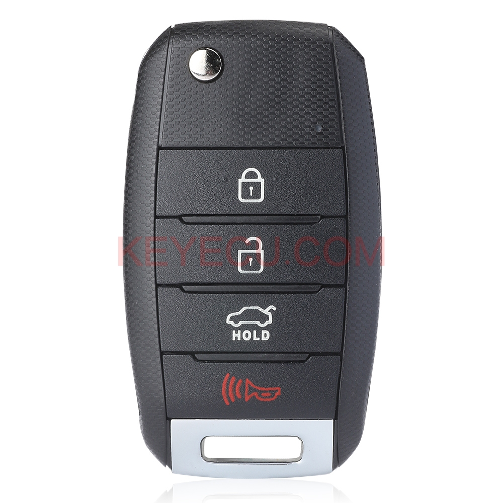 Modified Smart Flip Remote Key Shell 4 Button for Kia K3,For Kia