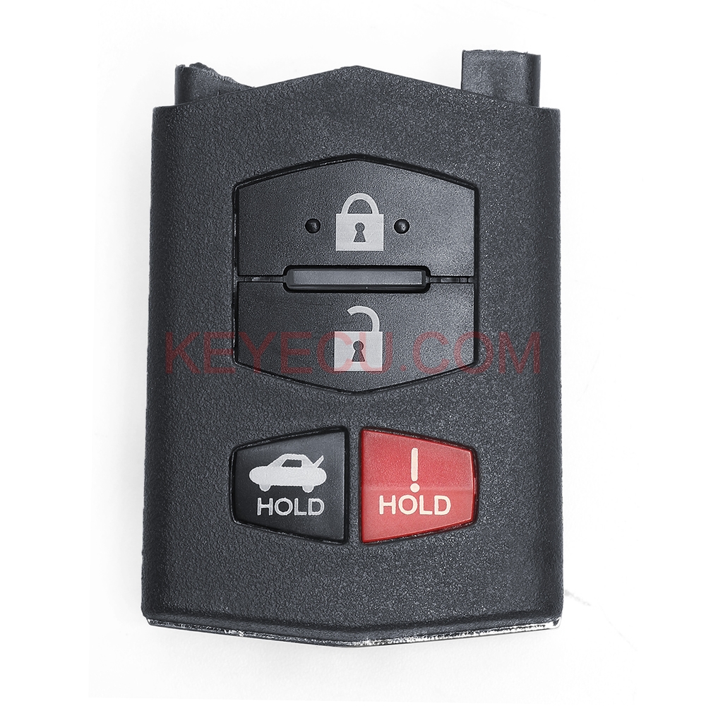 Remote Control Key Fob 313.8MHz 4 Button for Mazda 6 RX8 FCC KPU41788