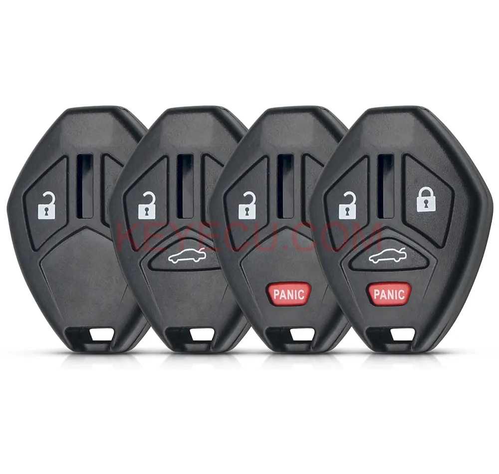Car Key Shell Case 10PCS/LOT 2/3/4 Buttons Remote Car Key Shell Case for Mitsubishi Lancer ...