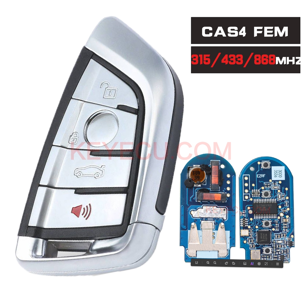 BMW CAS4 F-Series Smart Key 4 Button 868MHz 9259721-02