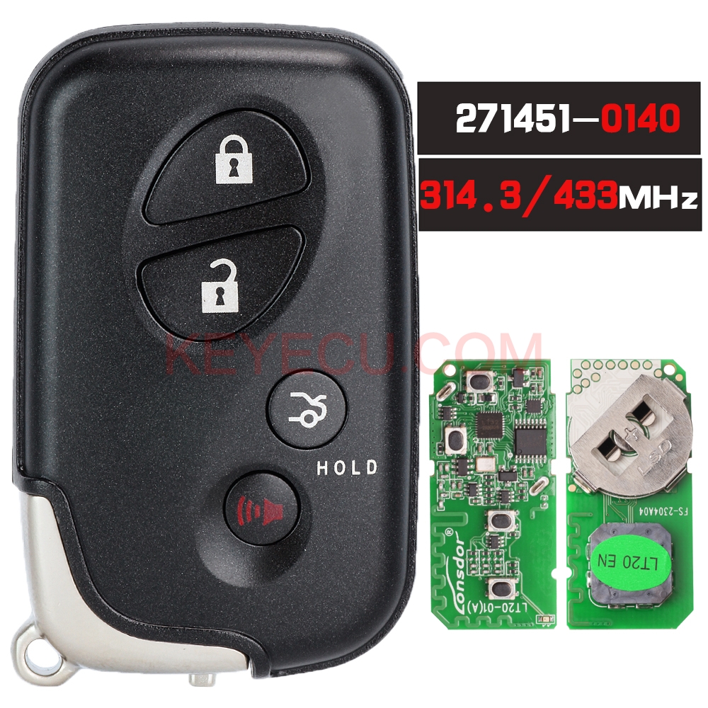 11-15 Lexus ES350 IS350 IS F Smart Key Fob New 89904-30C60